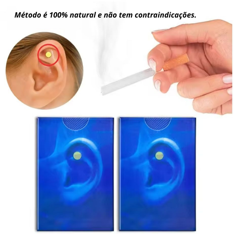 StopSmoke • Imãs pontos de acupuntura que ajuda a parar de fumar - Dra. Help
