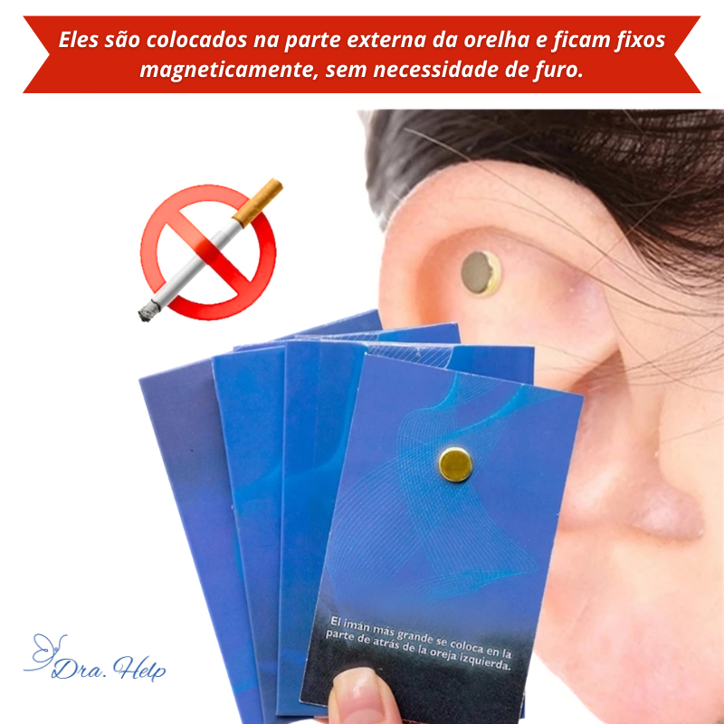 StopSmoke • Imãs pontos de acupuntura que ajuda a parar de fumar - Dra. Help