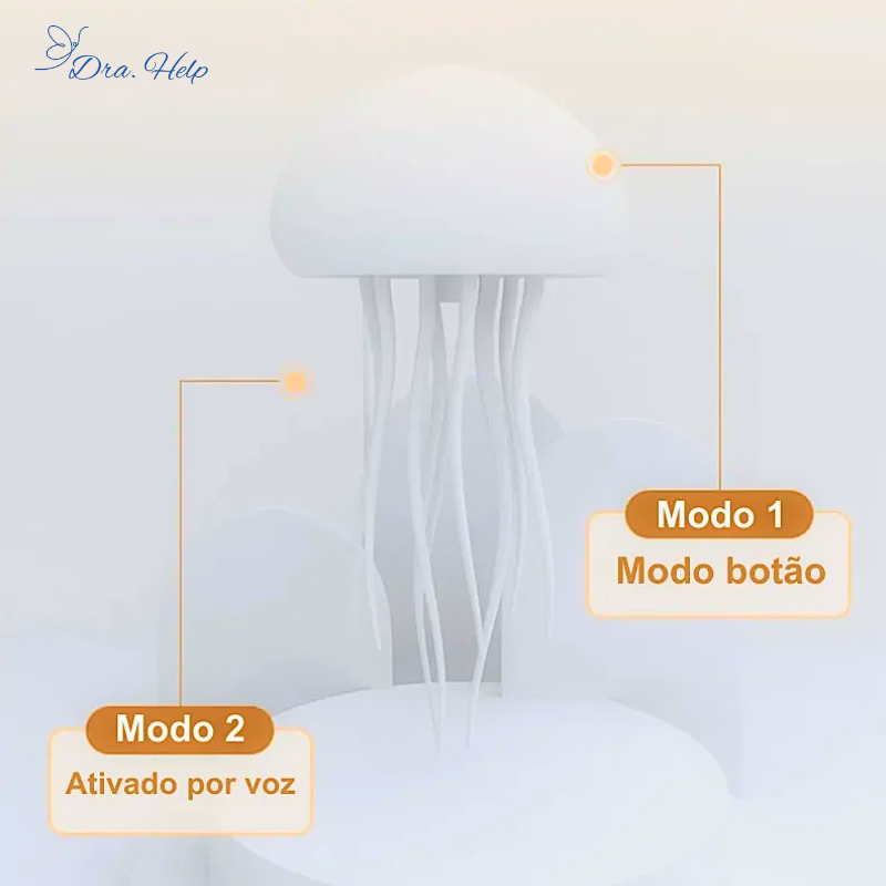 AcquaHelp • Luminária de agua viva calmante - Dra. Help