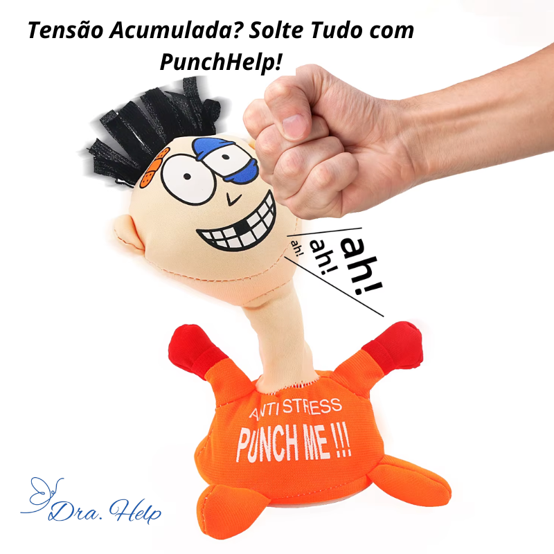 PunchHelp • Boneco Box anti-stress - Dra. Help