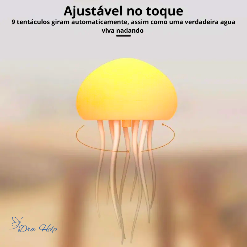 AcquaHelp • Luminária de agua viva calmante - Dra. Help