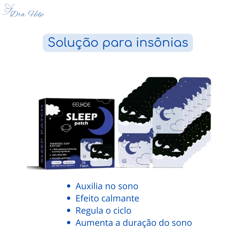 SleepEase • Adesivos Auxiliadores do Sono - Dra. Help