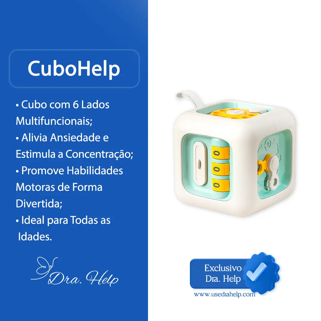 CuboHelp • Cubo anti-stress - Dra. Help