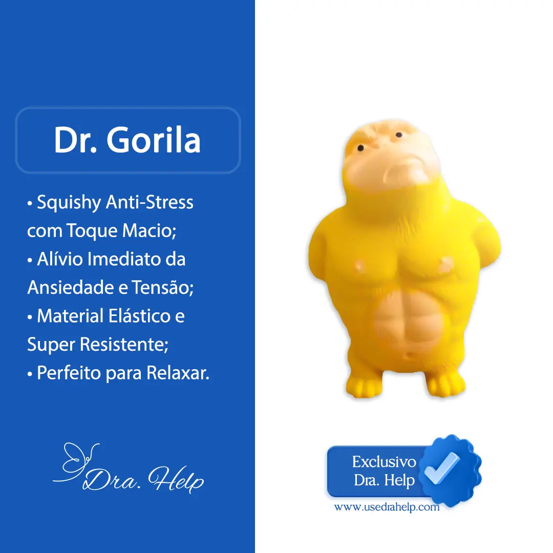 Dr. Gorila • Squishy anti-stress - Dra. Help