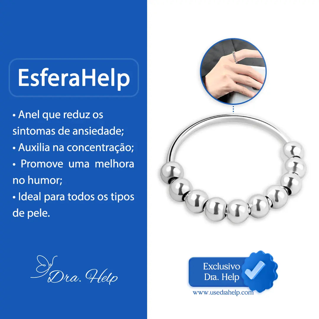 EsferaHelp • Anel Anti-stress - Dra. Help