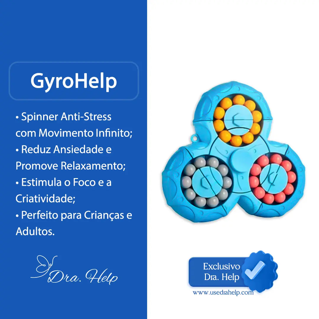 GyroHelp • Spinner anti-stress - Dra. Help