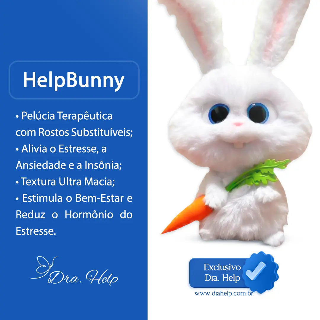 HelpBunny • Pelúcia terapêutica - Dra. Help