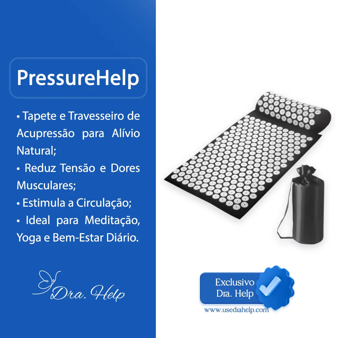 PressureHelp • Tapete Acupressão - Dra. Help