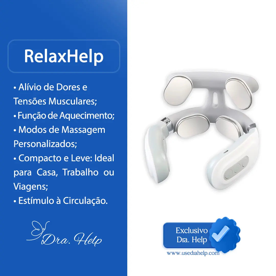 RelaxHelp • Massageador de pescoço - Dra. Help