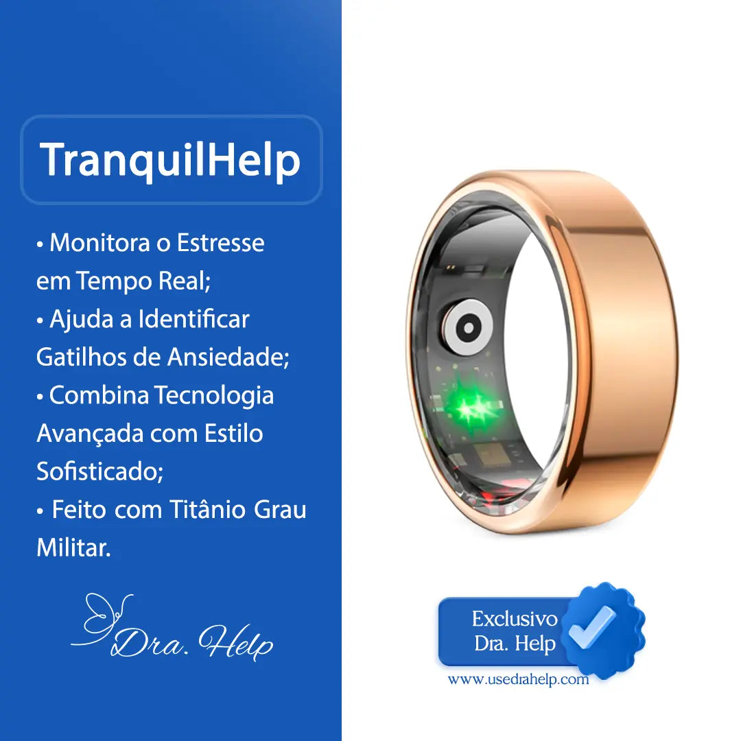 TranquilHelp • Anel para ansiedade - Dra. Help