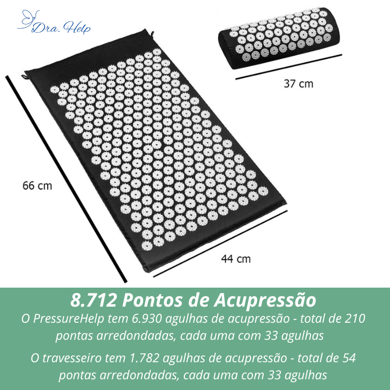 PressureHelp • Tapete Acupressão - Dra. Help