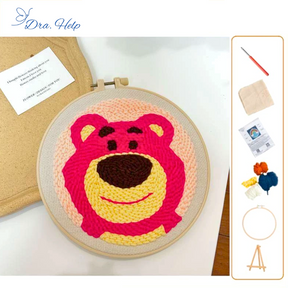 BordaHelp • PunchNeedle bordado inteligente anti-stress - KIT COMPLETO