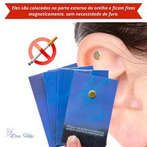StopSmoke • Imãs pontos de acupuntura que ajuda a parar de fumar - Dra. Help