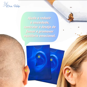 StopSmoke • Imãs pontos de acupuntura que ajuda a parar de fumar - Dra. Help