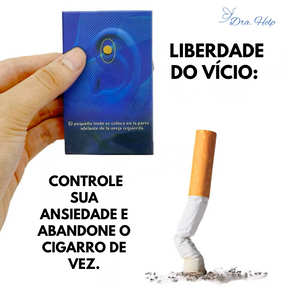 StopSmoke • Imãs pontos de acupuntura que ajuda a parar de fumar - Dra. Help