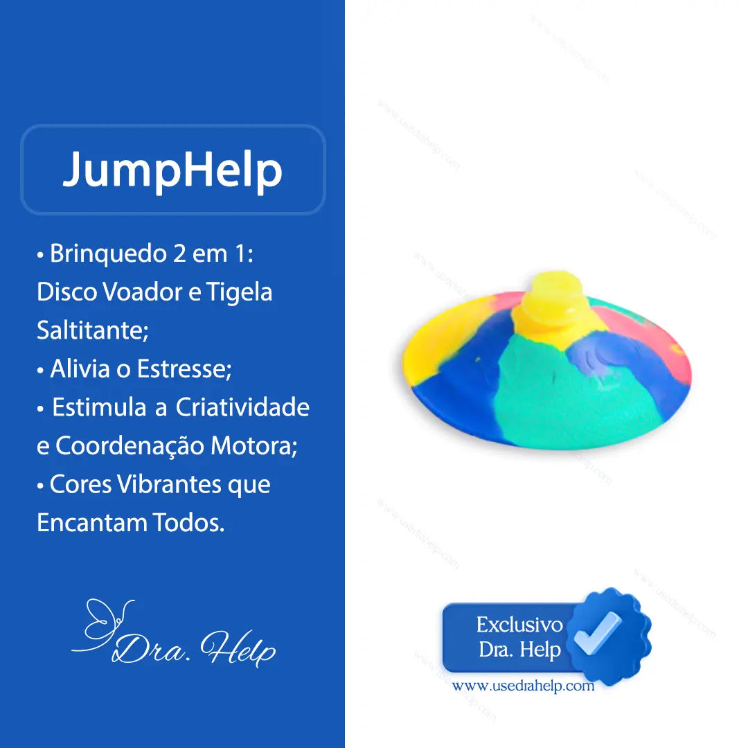 JumpHelp • Bola saltitante anti-stress - Dra. Help