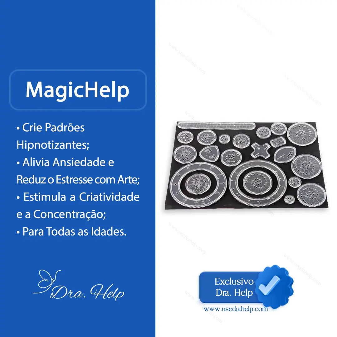 MagicHelp • Desenhos mágicos criativos anti-stress - Dra. Help