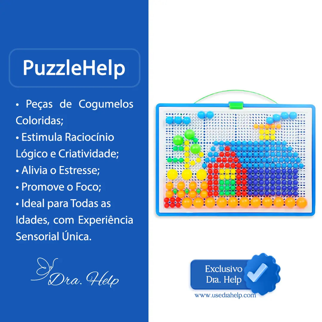 PuzzleHelp • Jogo inteligente 3D - Dra. Help