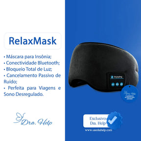 RelaxMask • Mascara para insônia Bluetooth - Dra. Help
