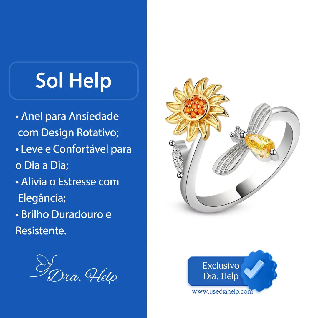 SolHelp • Anel anti-stress - Dra. Help