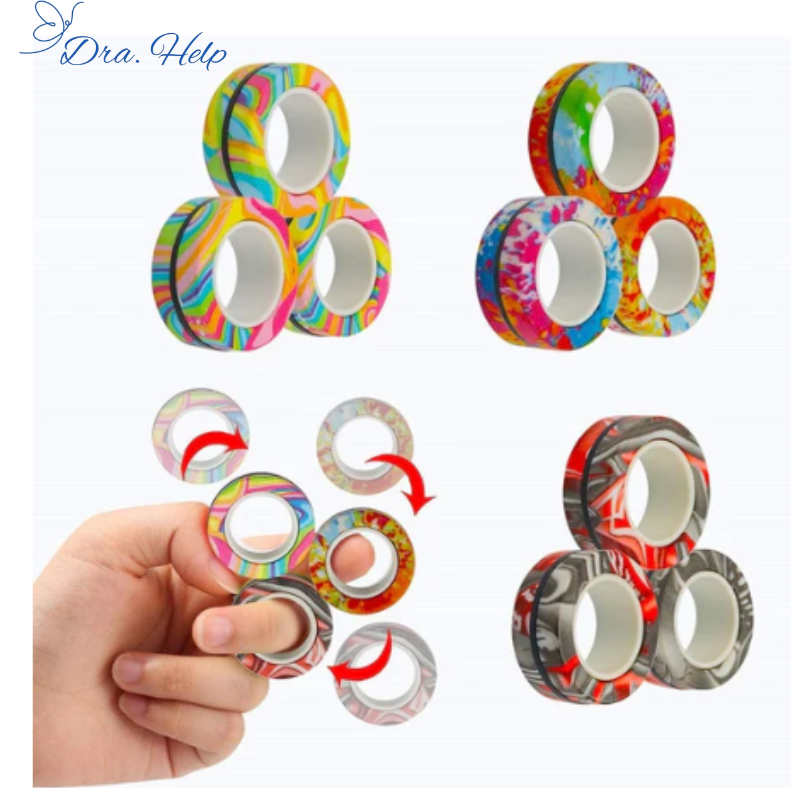 MagnetHelp • Anéis magnéticos anti-stress - Dra. Help